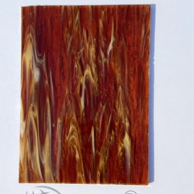 深棕色半透明蒂凡尼艺术装饰玻璃 彩色热熔玻璃【C319-6】